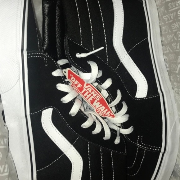 Black and white hi top vans - Picture 4 of 7